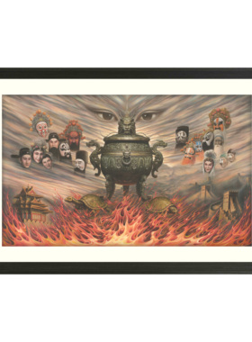 【名家精品】旷世奇才吴欢 天眼写实系列《世间百态》限量版画