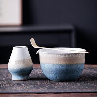 抹茶碗打抹茶工具抹茶刷日本点茶碗抹茶杯粉碗搅拌器茶筅器具套装