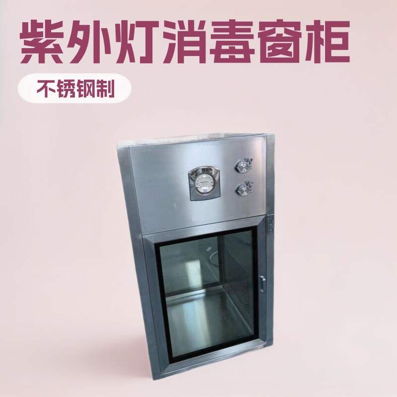 天润微电脑电子互锁紫外灯传递窗柜不锈钢PAO检测液槽制药厂超净