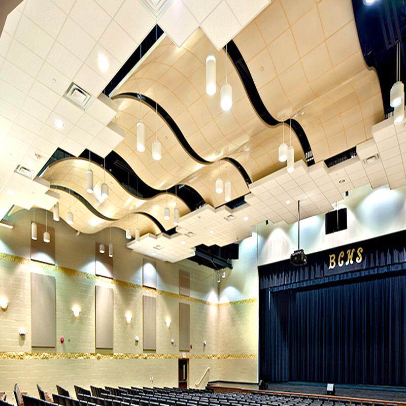 通吊顶厂家铝铝弧形幕墙天花双曲方彩色装饰艺术喷涂单曲铝单板板