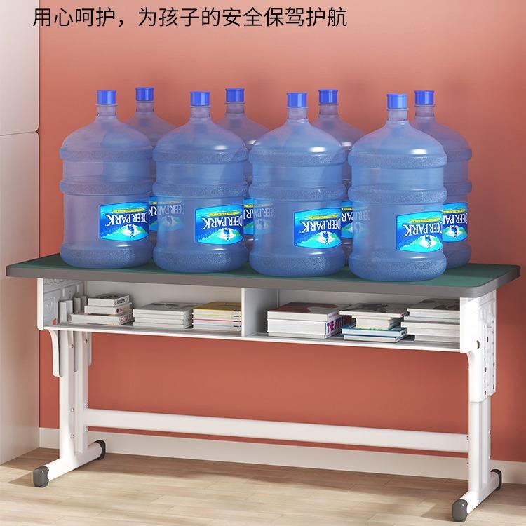 B儿童桌椅双课桌椅课中小学生书桌写字学桌校用人双柱桌椅教室桌