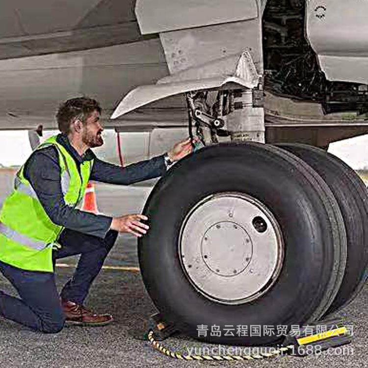 机场用止轮器 飞机pvc防滑橡胶块 耐磨 抗摔 黑色橡胶材质