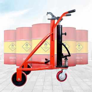 油桶翻转器电动倒料工具叉车倾倒神器铁桶塑料桶手动搬运车夹抱机