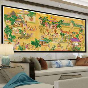 汉宫春晓图十字绣2023新款线绣客厅经典收藏名画大幅高端手工刺绣