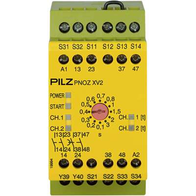PILZ皮尔兹安全继电器 774502 PNOZ XV2 3/24VDC 2n/o 2n/o t