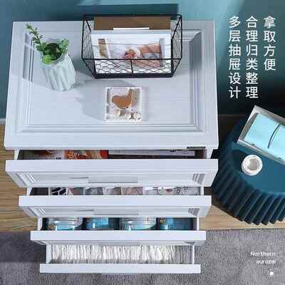 4858无品牌/cm面物抽屉式收纳柜多层整理柜料置物塑宽柜家用收纳