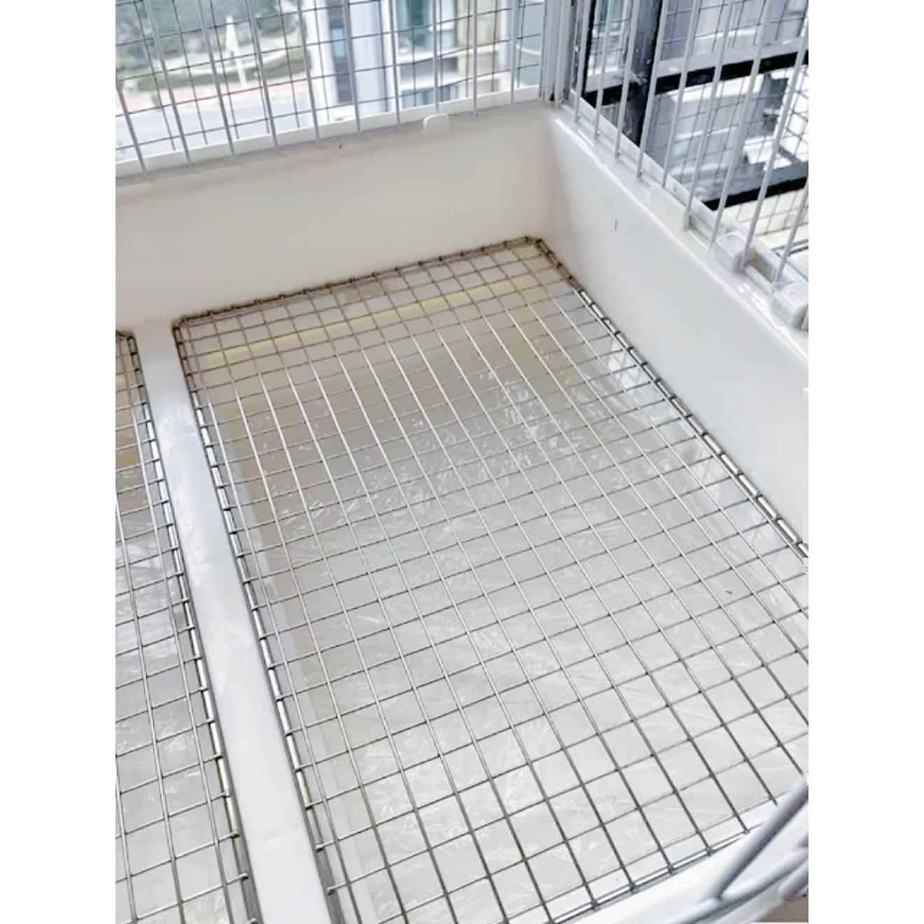 科尔鸭宠物鸭宠物兔宠物免便便易护理吊笼304不锈钢底网可定制