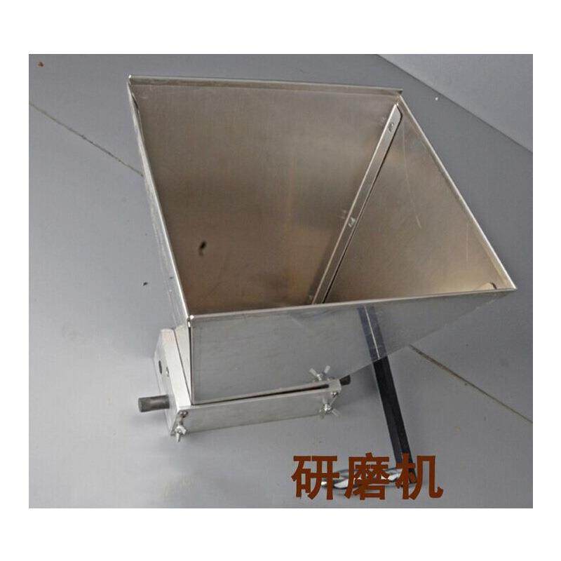 厂家热销手摇不锈钢对辊 五谷粉碎机 杂粮破碎器颗粒研磨机食用级