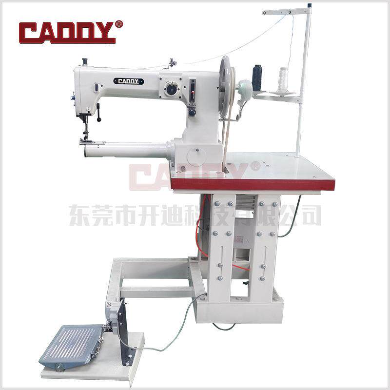 CADDY441筒式厚料平缝车综合送料高车粗线工业缝纫机
