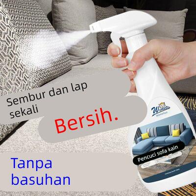 2pcMultipurpose fabric sofa carpet dry cleaner stain removal