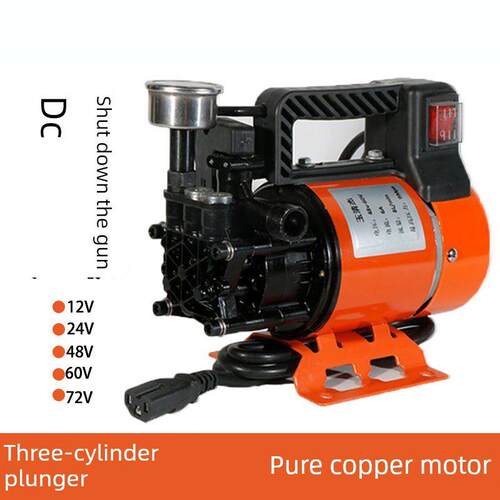 家用高压手提洗车机12V24V60V72V电动洗车机农用喷淋洗车机