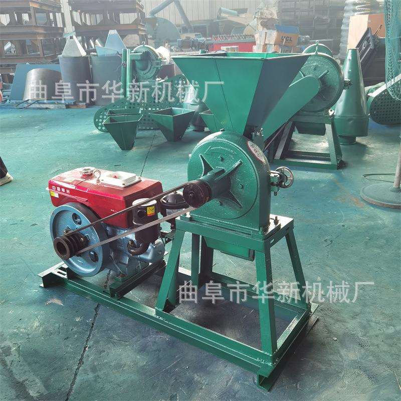 8马力带动齿盘粉碎机家用移动式粉碎机厂家报价