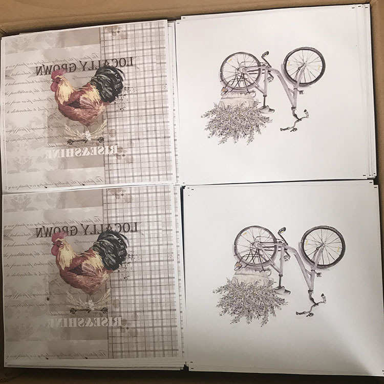 批发热升华转印纸服装箱包热转移印花纸来图来样数码印花纸