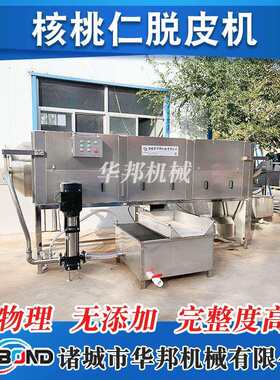 小型核桃仁ZQJ去皮机 巴仁旦去皮木机 家庭作坊式鲜品桃核机器