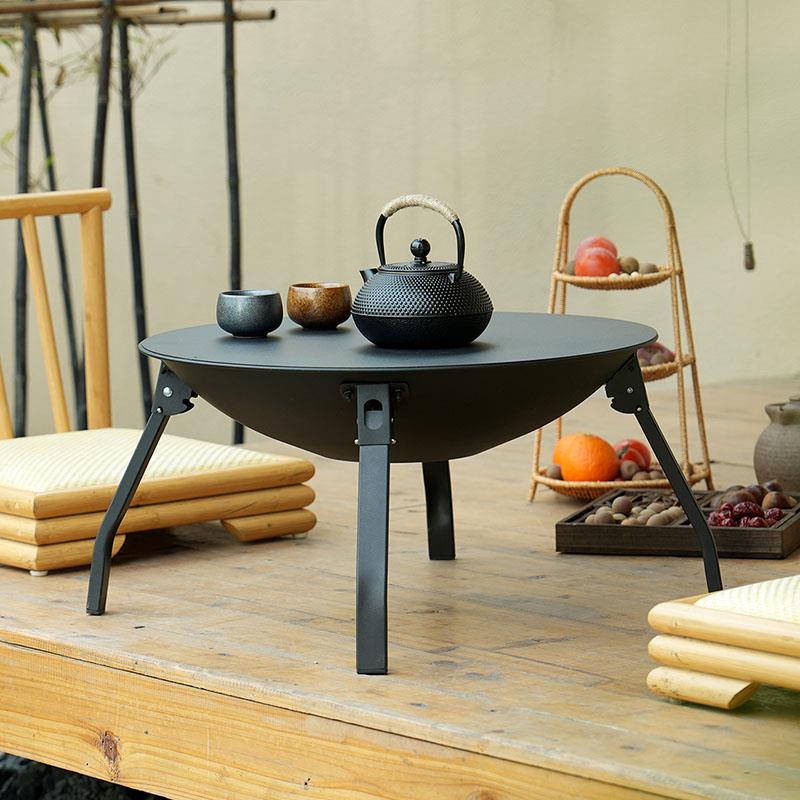 烤火盆炉煮茶家用庭院碳火盆烧烤围篝火焚PLR炉木炭冬天架取暖火