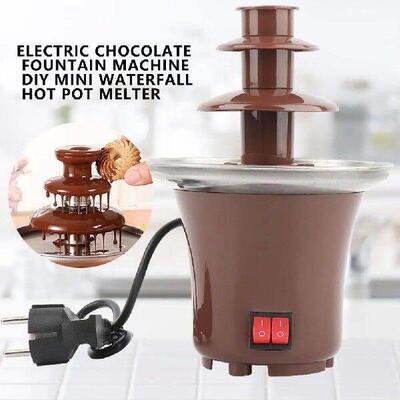 Chocolate Fountain Fondue Mini Waterfall Hotpot Machine
