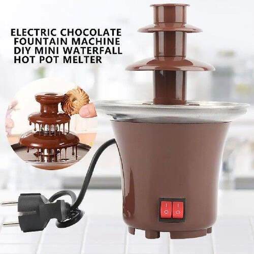 Chocolate Fountain Fondue Mini Waterfall Hotpot Machine