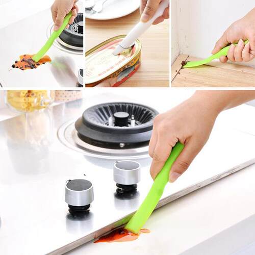 Gas stove cleaner, double-headed gap cleaning scraper for do