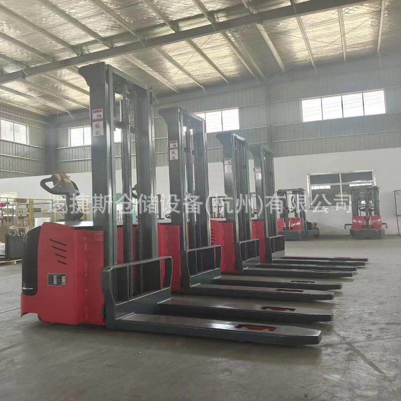 电动液压堆高车1.5吨2吨站驾式升高装卸铲车小型托盘堆垛车