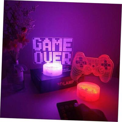 Led 3D Night Light Table Lamp Room Decor Night Light Home De