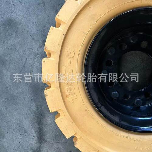 叉车实心轮胎杭叉合力环保 实心6.50-10 28*9-15轮胎轮毂无尘车间
