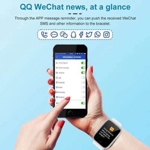 Smart Watch Heart Rate Blood Pressure Blood Oxygen Monitorin