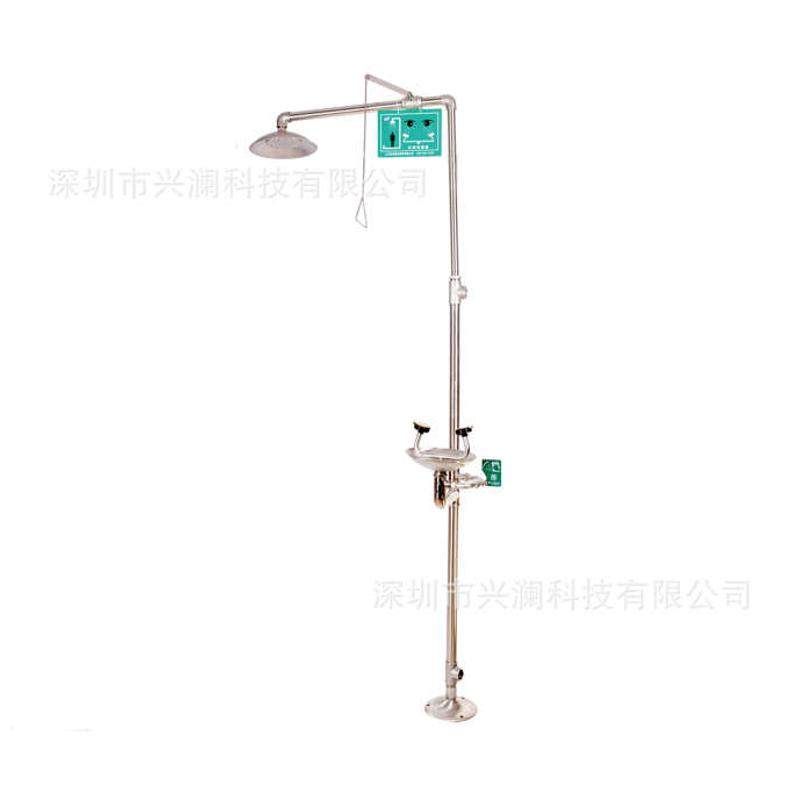 紧器复合式验厂xl6610a淋sus304洗眼兴器不锈钢洗眼器急冲澜洗眼