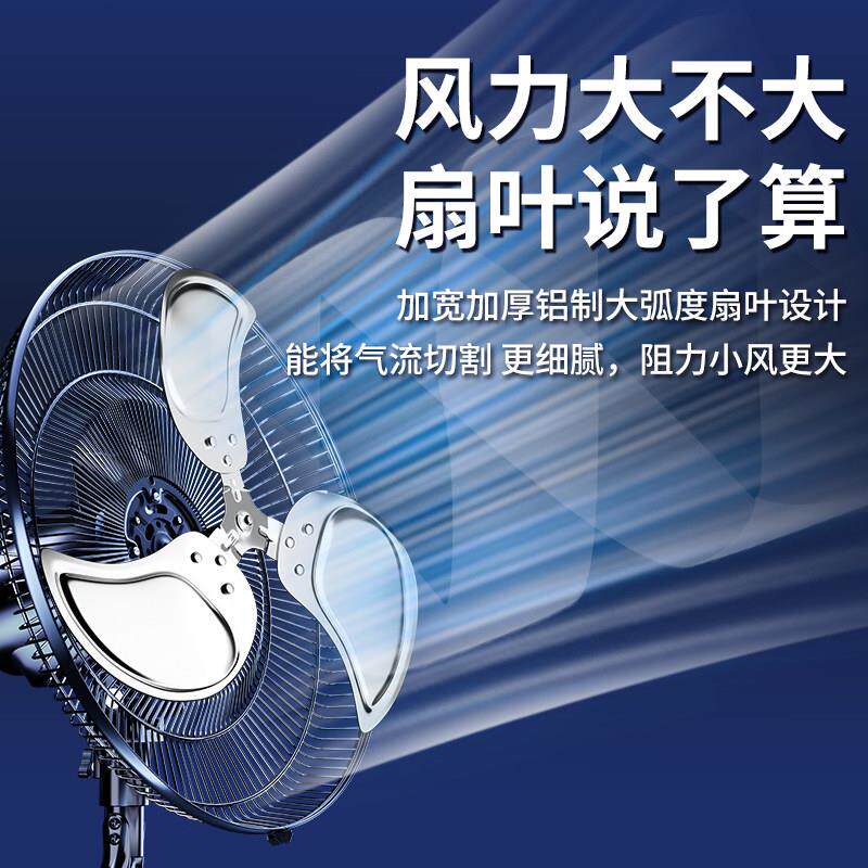 钻石牌头趴摇地扇电风扇工业风扇TF-1601风大力落地扇坐商用大功