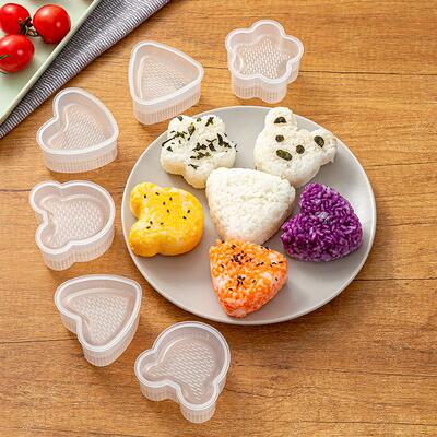 Heart-Shaped Rice Ball Sushi Mold Set Tool, Baby Essential f