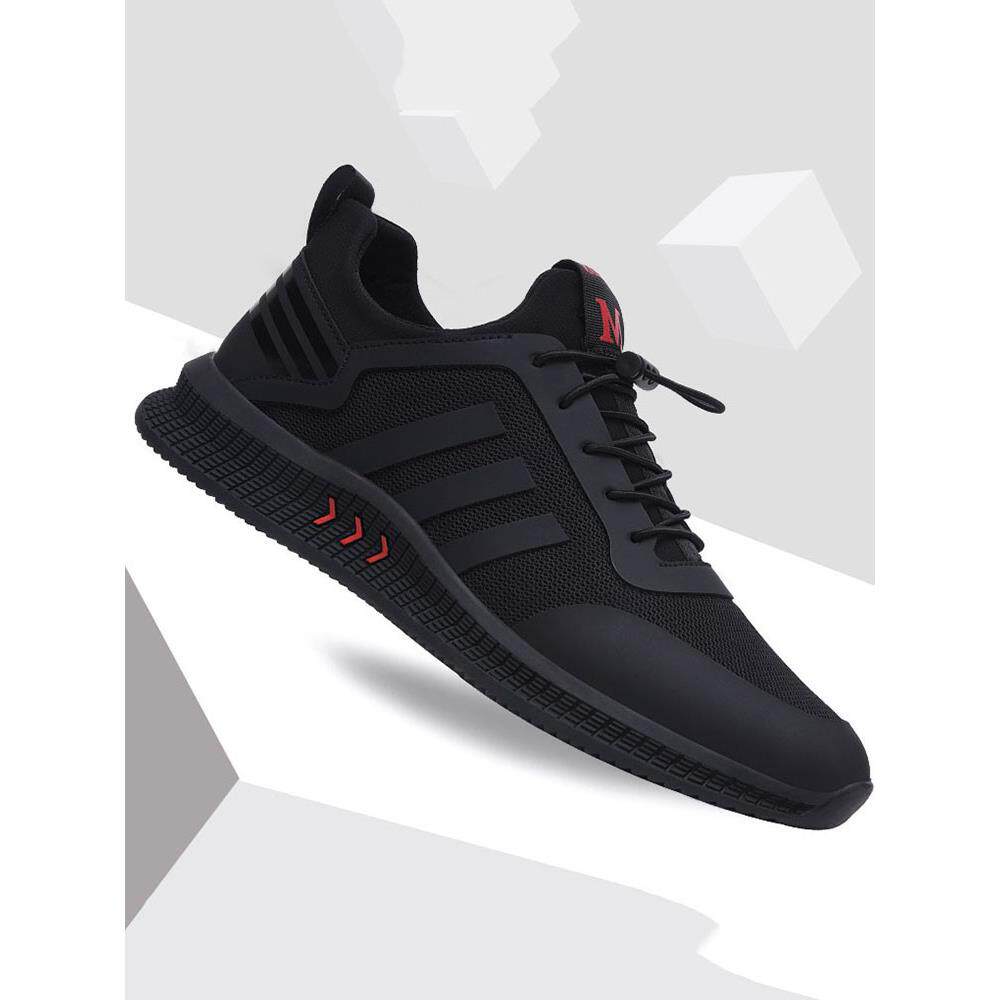 2025秋冬季新款韩版潮流网面鞋男跑步百搭透气防臭软底休闲运动鞋