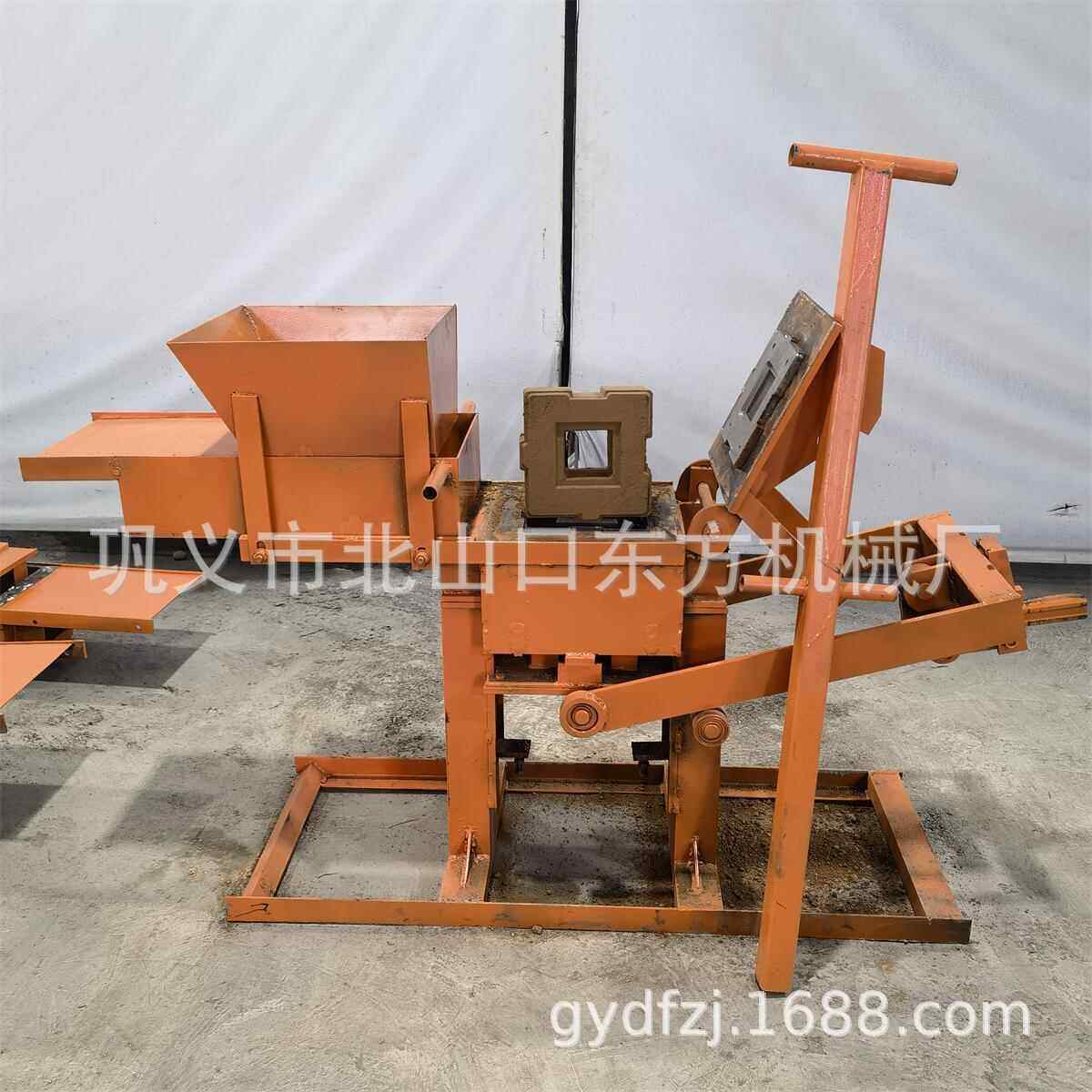手动粘土制砖机模具可换空心砖机乐高黏土砖家用小型制砖机械