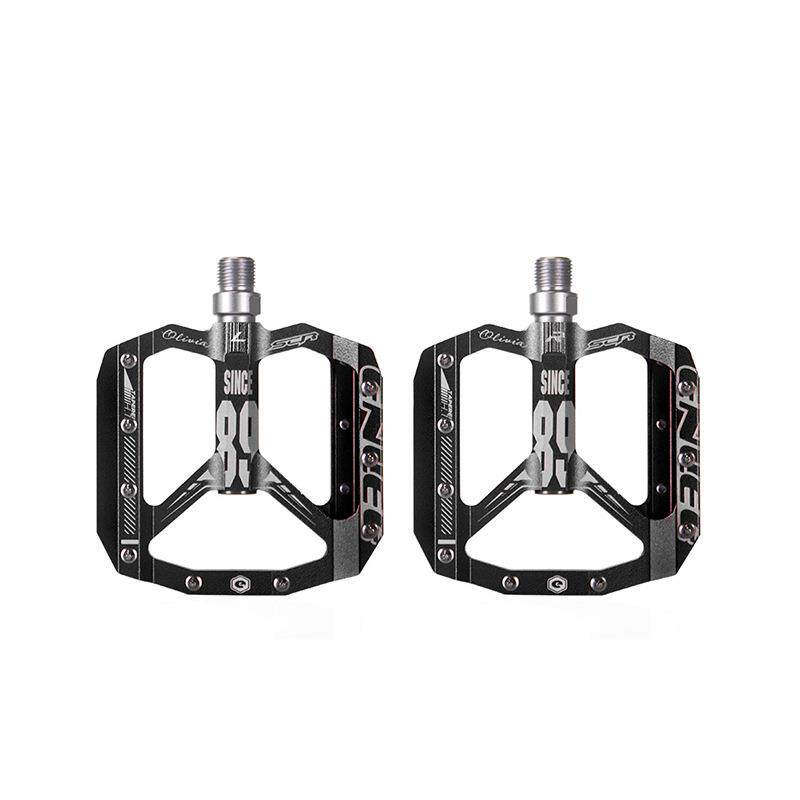 自行车脚踏板山地车脚踏平板宽大铝合金脚踏 UD培林轴承