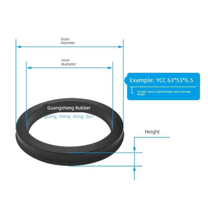 GP 气缸密封圈 SC 活塞气封 YCC 150 160 180*135 145 165*9.5