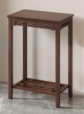 中式花架台厅花架置物架实木花架子花盆客落地ASI式花台架收阳架