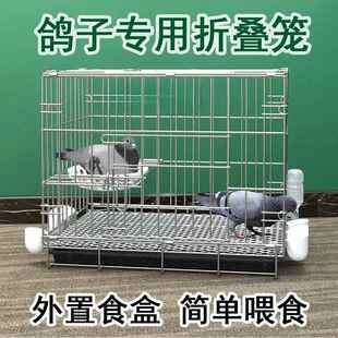 鸽子笼养鸽子专用笼养殖笼家用繁殖笼配对笼大号新型鸽舍鸽子笼子