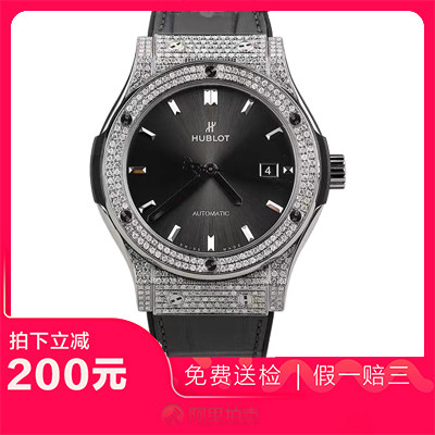 捡漏95新宇舶经典融合后镶钻自动机械机芯男表542.NX.7071.LR