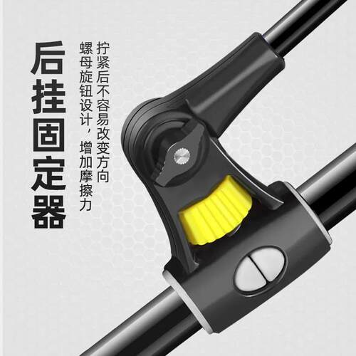 新款直销黑金刚鱼竿支架可调节手海两用不锈钢炮台支架钓鱼加粗地