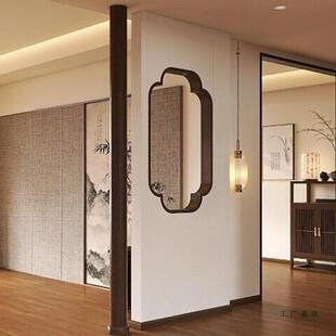 小轩窗宋氏美学实木复古中式客厅屏风隔断海棠窗门屏风隔断花窗