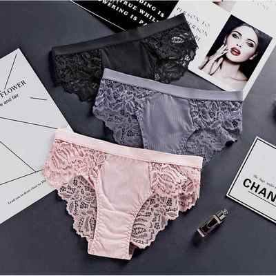 Women Lace Underwear Ladies Sexy Panties Hipster Bikini内裤