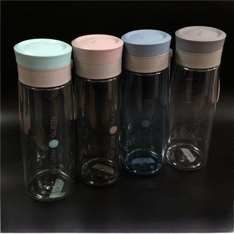 振兴 750ML学生水杯带刻度带茶漏水瓶太空杯喝水杯便利塑料水壶