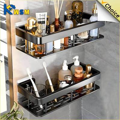 Kitchen Storage Rack Space Aluminum SinkTool浴室化妆室置物架