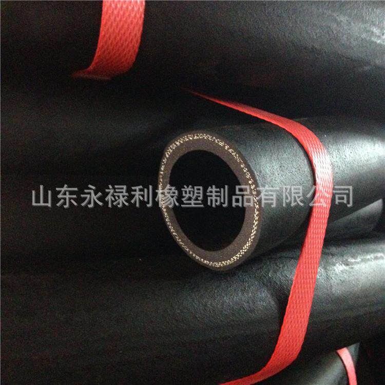 多规格光面输水胶管输送水空气夹布空压橡胶管电缆保护用光面管
