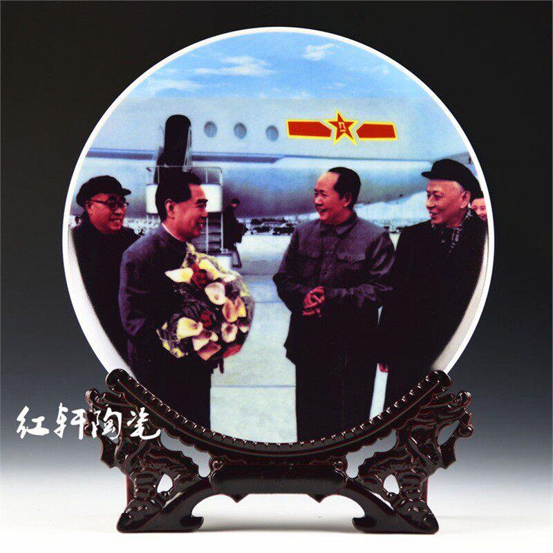 客厅挂画像正堂大厅中堂布画中堂对联装饰画三联字画客厅装饰玄关