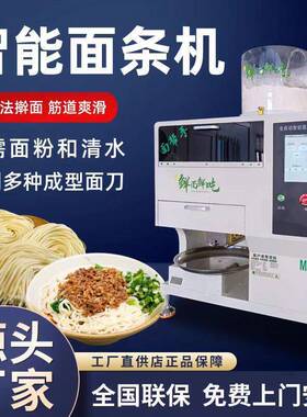 全自动智能面条机商用鲜面机多功能拌面压面一体机小型电动制面机