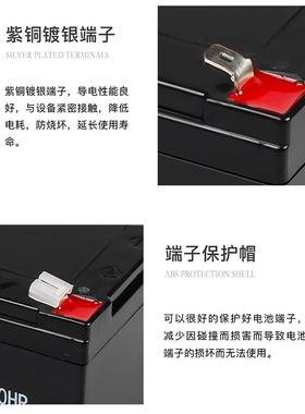 RIRART瑞达T1270电H应急备用蓄池12V7AH通讯电梯平层应急照明电源