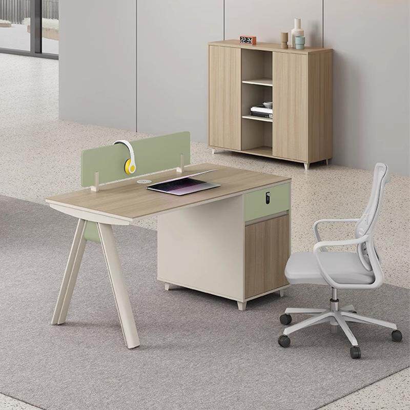 职员桌办公桌椅组合简约现代轻奢风办公室2/4/6人员工位电脑桌