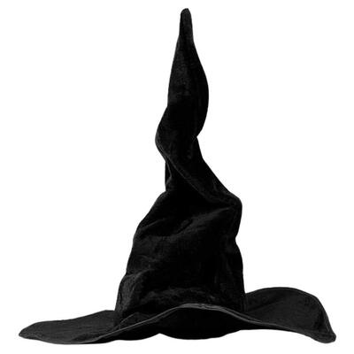Halloween witch hat wrinkled twisted witch hat万圣节巫师帽