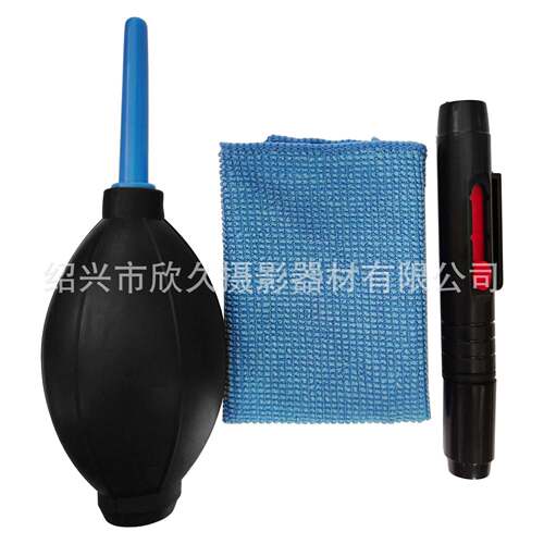 三合一气吹毛刷笔组合装 数码相机手机电脑镜头清洁工具套装