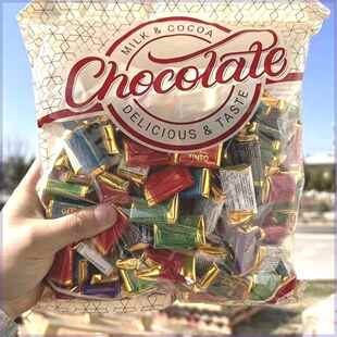 哈萨克斯坦原装进口休闲 巧克力糖果喜糖婚庆霍尔果斯口岸发货