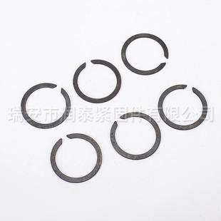 孔用压扁钢丝挡圈圆形钢丝轴承簧无耳挡卡止圈动环无品牌/厂家直